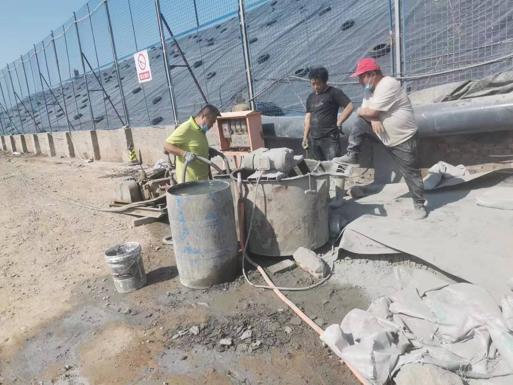 郾城袖阀管注浆